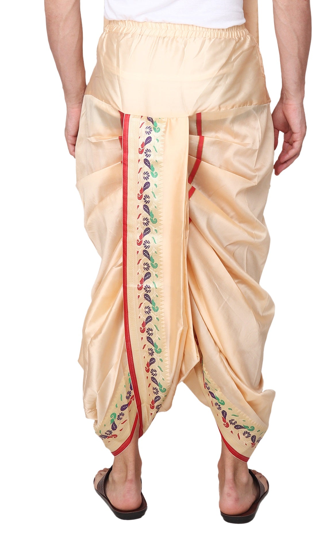 Dhoti Kurta Set for Men with Stole - Sherwani Style - Mens Wedding Dress