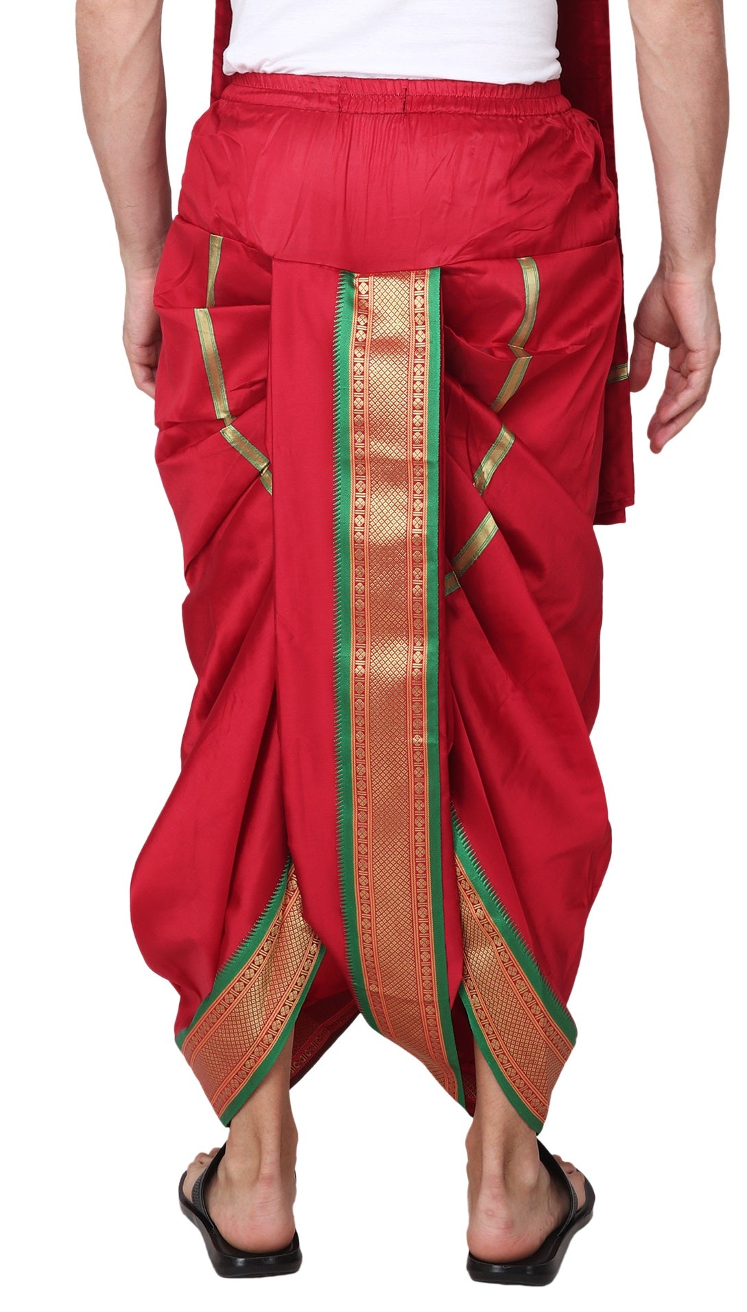 Maroon Color - Ready to Wear - Dhoti Set